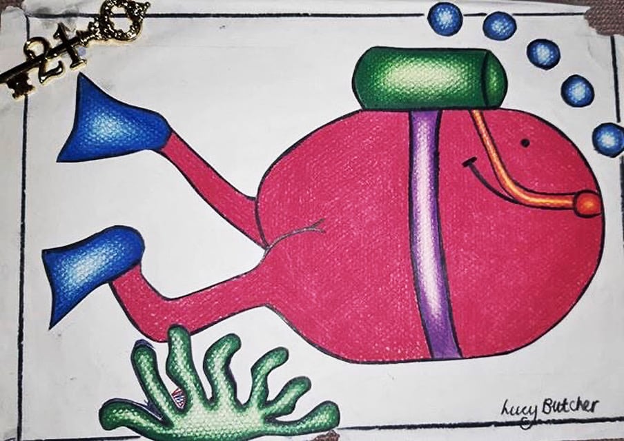 From the archives. Kindly sent in from the Fraser Collection. 21st birthday card, circa late 90s 🍑